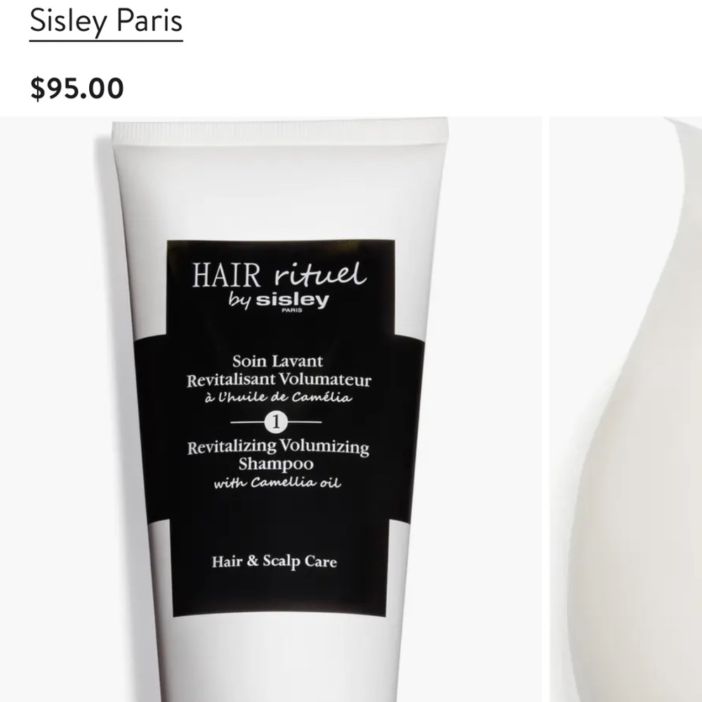 Hair Rituel Revitalizing Volumizing Shampoo with Camellia Oil Sisley Paris